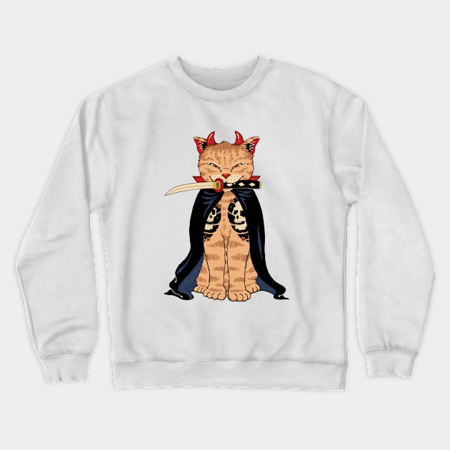 Catana Sucks Crewneck Sweatshirt by Vincent Trinidad Art